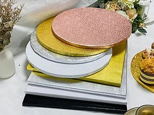 Silver & Gold Cake Boards